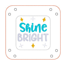 Load image into Gallery viewer, Shine Bright ITH tray and wipe set --April '26 MB--machine embroidery design (includes 2 sizes of trays and wipes) DIGITAL DOWNLOAD