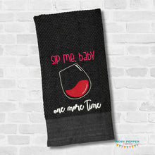 Load image into Gallery viewer, Sip Me Baby machine embroidery design (4 sizes included) DIGITAL DOWNLOAD