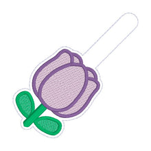 Load image into Gallery viewer, Sketchy Flowers snap tab set (2 designs with single and multi files included) machine embroidery design DIGITAL DOWNLOAD
