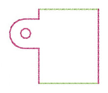 Load image into Gallery viewer, Lip Balm Sleeves (4 sizes included)  machine embroidery design DIGITAL DOWNLOAD