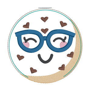 Smart Cookie mini stuffie machine embroidery design DIGITAL DOWNLOAD