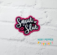 Load image into Gallery viewer, Smut Sl@t patch Fall &#39;24 Mature Bundle (2 sizes included) machine embroidery design DIGITAL DOWNLOAD