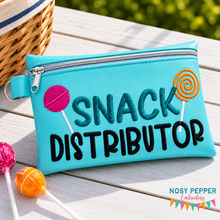 Load image into Gallery viewer, Snack Distributor ITH Bag (4 sizes available) machine embroidery design DIGITAL DOWNLOAD
