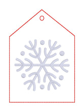 Load image into Gallery viewer, Gift Tag set (2 designs) machine embroidery design DIGITAL DOWNLOAD