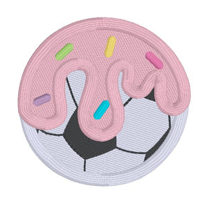 Soccer Drip patch UPDATED (2 sizes included) machine embroidery design DIGITAL DOWNLOAD