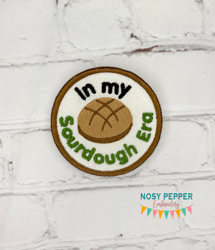 Sourdough Era patch (2 sizes included) machine embroidery design DIGITAL DOWNLOAD