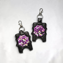 Load image into Gallery viewer, Spider Web applique Sanitizer Case --2026 Spooky Mystery Bundle-- (2 sizes available) machine embroidery design DIGITAL DOWNLOAD