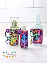 Load image into Gallery viewer, Spray Sanitizer sleeves (3 sizes included) machine embroidery design DIGITAL DOWNLOAD