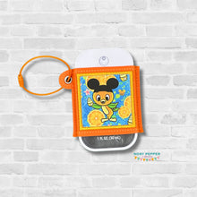 Load image into Gallery viewer, Square Sanitizer sleeves (2 sizes included) machine embroidery design DIGITAL DOWNLOAD (Copy)