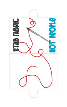 Load image into Gallery viewer, Stab Fabric Needle Minder machine embroidery design DIGITAL DOWNLOAD