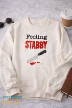 Load image into Gallery viewer, Feeling Stabby machine embroidery design (4 sizes included) DIGITAL DOWNLOAD