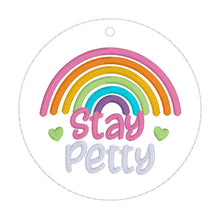 Load image into Gallery viewer, Stay Petty bag tag/ornament/bookmark —FEB 26 MB—machine embroidery design DIGITAL DOWNLOAD