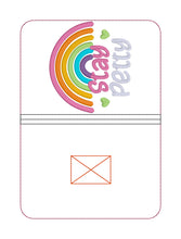 Load image into Gallery viewer, Stay Petty notebook cover 2 sizes available machine embroidery design DIGITAL DOWNLOAD