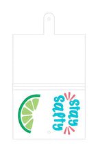 Load image into Gallery viewer, Stay Salty top load notebook cover machine embroidery design DIGITAL DOWNLOAD