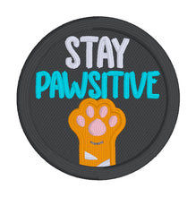 Load image into Gallery viewer, Stay Pawsitive patch 2025 Mystery Patch Bundle (2 sizes included) machine embroidery design DIGITAL DOWNLOAD