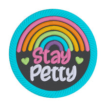 Load image into Gallery viewer, Stay Petty patch 2025 Mystery Patch Bundle (2 sizes included) machine embroidery design DIGITAL DOWNLOAD