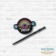 Load image into Gallery viewer, Stay Petty Bun cover —FEB 26 MB—machine embroidery design DIGITAL DOWNLOAD