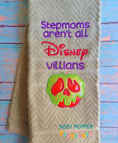 Stepmoms applique (4 sizes and US & UK versions included) machine embroidery design DIGITAL DOWNLOAD