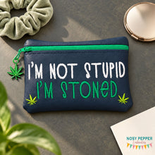 Load image into Gallery viewer, I'm Stoned ITH Bag (4 sizes available) machine embroidery design DIGITAL DOWNLOAD