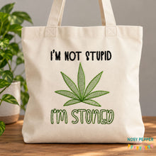 Load image into Gallery viewer, I'm Stoned sketchy machine embroidery design (4 sizes included) DIGITAL DOWNLOAD