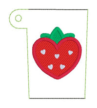 Load image into Gallery viewer, Strawberry Heart Grab &amp; Go Collection – Machine Embroidery Designs (8 Designs Included) Digital Download