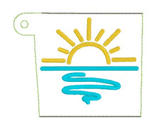 Load image into Gallery viewer, Retro Neon Summer Collection (ITH bag w 5 sizes, lotion case, and key fob included) machine embroidery design DIGITAL DOWNLOAD