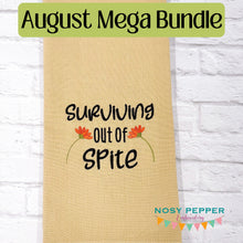 Load image into Gallery viewer, Surviving Out Of Spite AUGUST 24 MYSTERY BUNDLE machine embroidery design (5 sizes included) DIGITAL DOWNLOAD