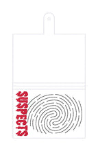 Load image into Gallery viewer, Suspects top load notebook cover machine embroidery design DIGITAL DOWNLOAD