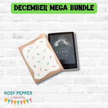 Load image into Gallery viewer, Toaster Treat reader sleeve (3 sizes included) machine embroidery design DIGITAL DOWNLOAD