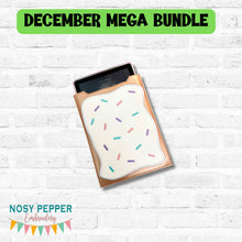 Load image into Gallery viewer, Toaster Treat reader sleeve (3 sizes included) machine embroidery design DIGITAL DOWNLOAD