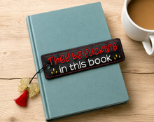 Load image into Gallery viewer, They Be F'n 5x7 bookmark machine embroidery design DIGITAL DOWNLOAD