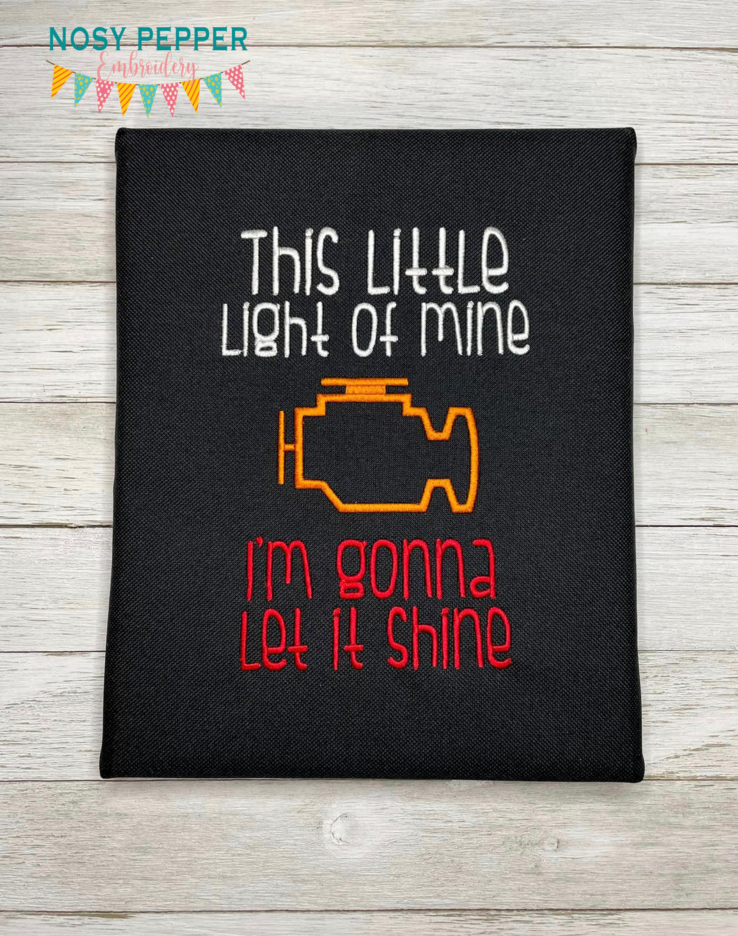 This Little Light machine embroidery design (4 sizes included) DIGITAL DOWNLOAD
