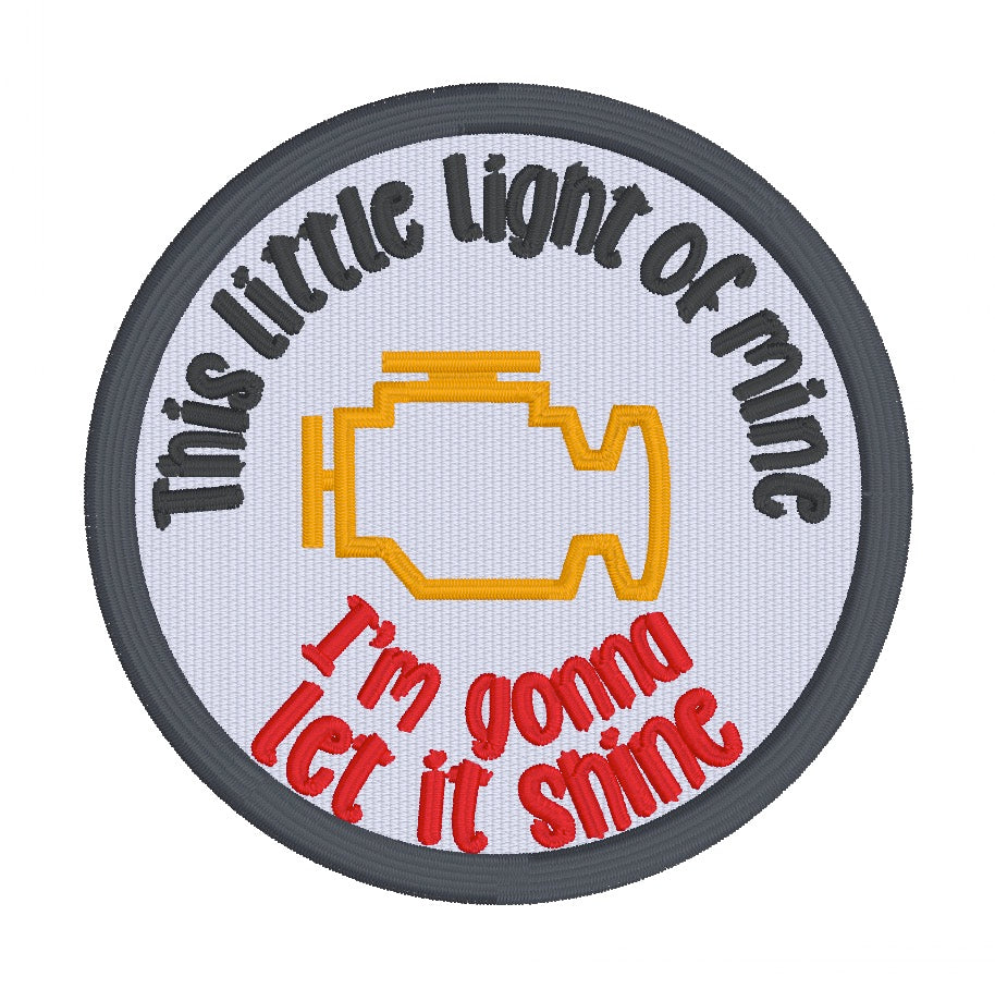 This Little Light patch machine embroidery design DIGITAL DOWNLOAD ...