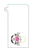 Load image into Gallery viewer, Tiger Friend Glasses case  (2 versions included) machine embroidery design DIGITAL DOWNLOAD