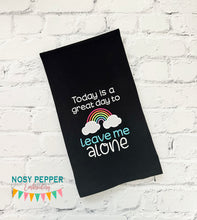 Load image into Gallery viewer, Today Is A Great Day machine embroidery design (4 sizes included) DIGITAL DOWNLOAD