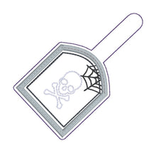 Load image into Gallery viewer, Tombstone applique shaker snap tab and eyelet fob set with charm (single and multi files included) machine embroidery design DIGITAL DOWNLOAD