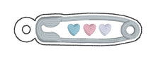 Load image into Gallery viewer, Safety Pin Donation bundle (set of 5 designs) machine embroidery design DIGITAL DOWNLOAD