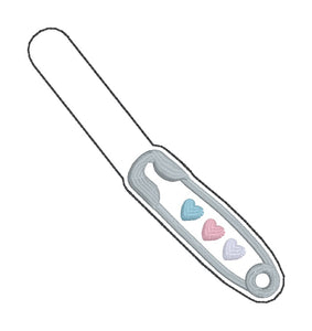  Safety Pin Donation bundle (set of 5 designs) machine embroidery design DIGITAL DOWNLOAD