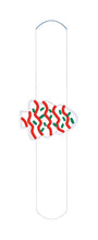 Load image into Gallery viewer, Tree Cake slap bracelet machine embroidery file (single and multi files included) 6x10 hoop DIGITAL DOWNLOAD