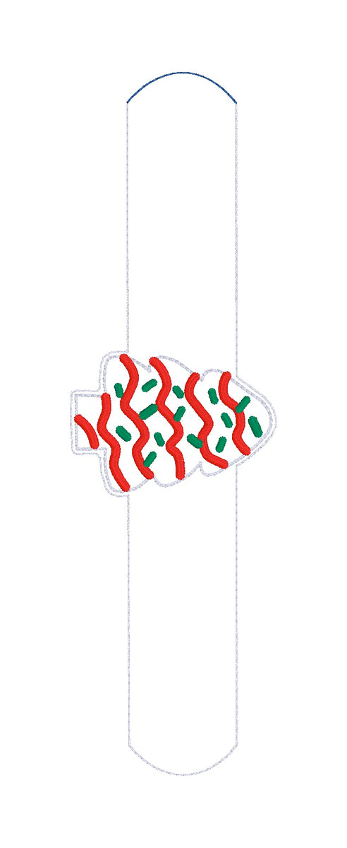 Tree Cake slap bracelet machine embroidery file (single and multi file ...
