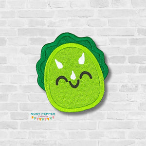 Triceratops patch (2 sizes included) machine embroidery design DIGITAL DOWNLOAD