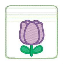 Load image into Gallery viewer, Tulip Sketchy ITH Bag (5 sizes available) machine embroidery design DIGITAL DOWNLOAD