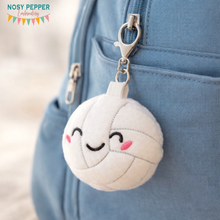 Load image into Gallery viewer, Volleyball mini stuffie machine embroidery design DIGITAL DOWNLOAD