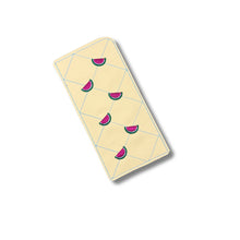Load image into Gallery viewer, Watermelon Quilted Glasses case  (2 versions included) machine embroidery design DIGITAL DOWNLOAD
