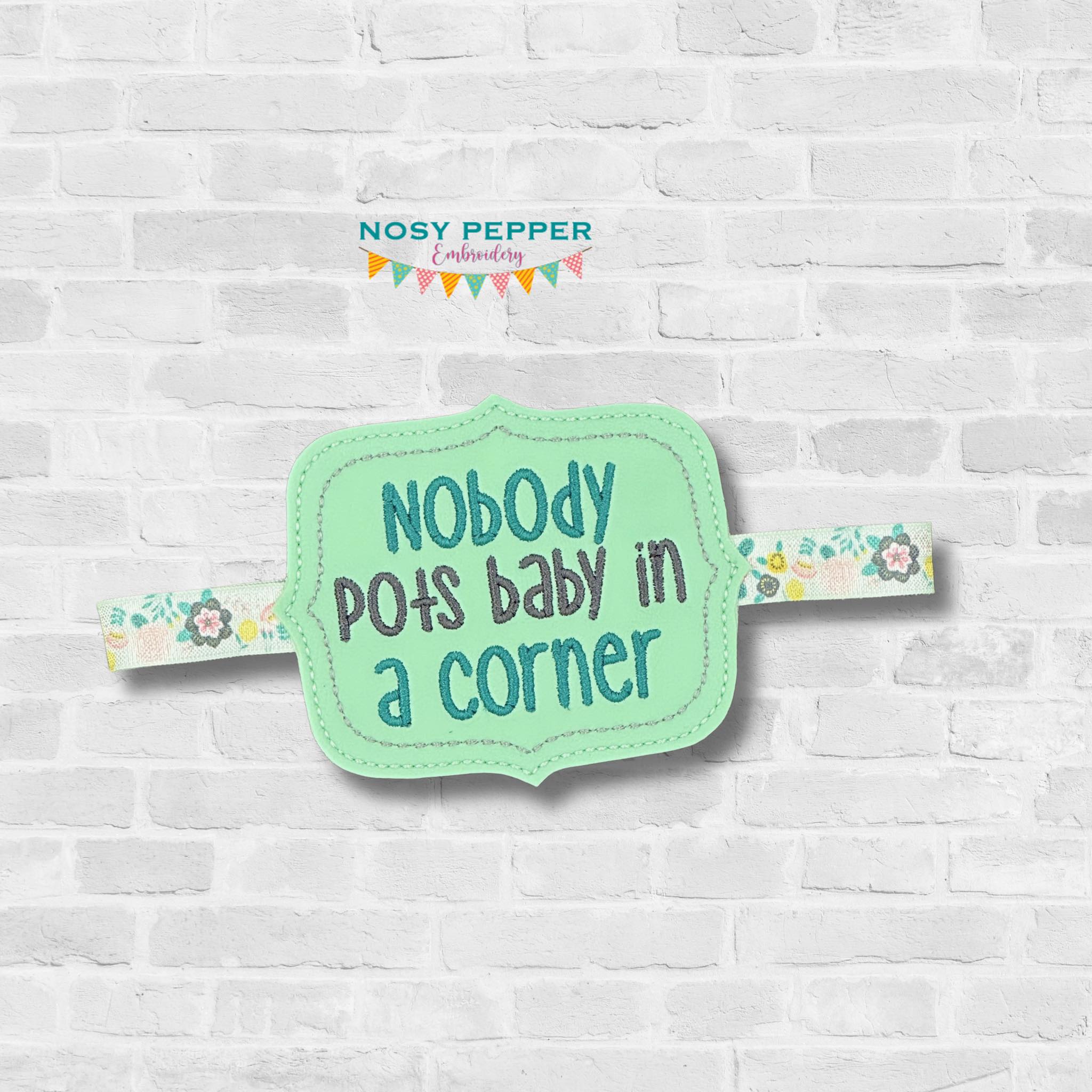 Nobody Pots Baby planter band 2024 Skill Builder Bundle 2.0 (3 sizes  included) machine embroidery design DIGITAL DOWNLOAD