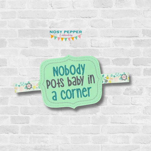 Nobody Pots Baby planter band 2024 Skill Builder Bundle 2.0 (3 sizes included) machine embroidery design DIGITAL DOWNLOAD