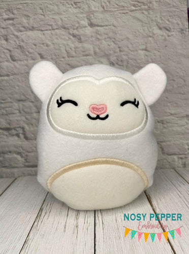 Lamb stuffie Spring 2025 Skill Builder Bundle (6 sizes included) machine embroidery design DIGITAL DOWNLOAD