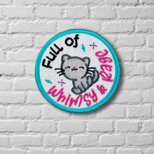 Load image into Gallery viewer, Whimsy &amp; Rage patch (2 sizes included) machine embroidery design DIGITAL DOWNLOAD
