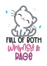 Load image into Gallery viewer, Whimsy and Rage applique machine embroidery design (4 sizes included) DIGITAL DOWNLOAD