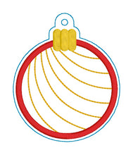 Load image into Gallery viewer, Whimsy appliqué ornament set (set of 3 designs) machine embroidery design DIGITAL DOWNLOAD